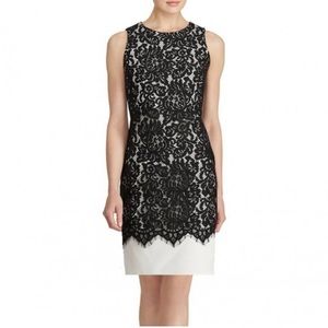 NWOT Ralph Lauren Black Lace sheath Dress